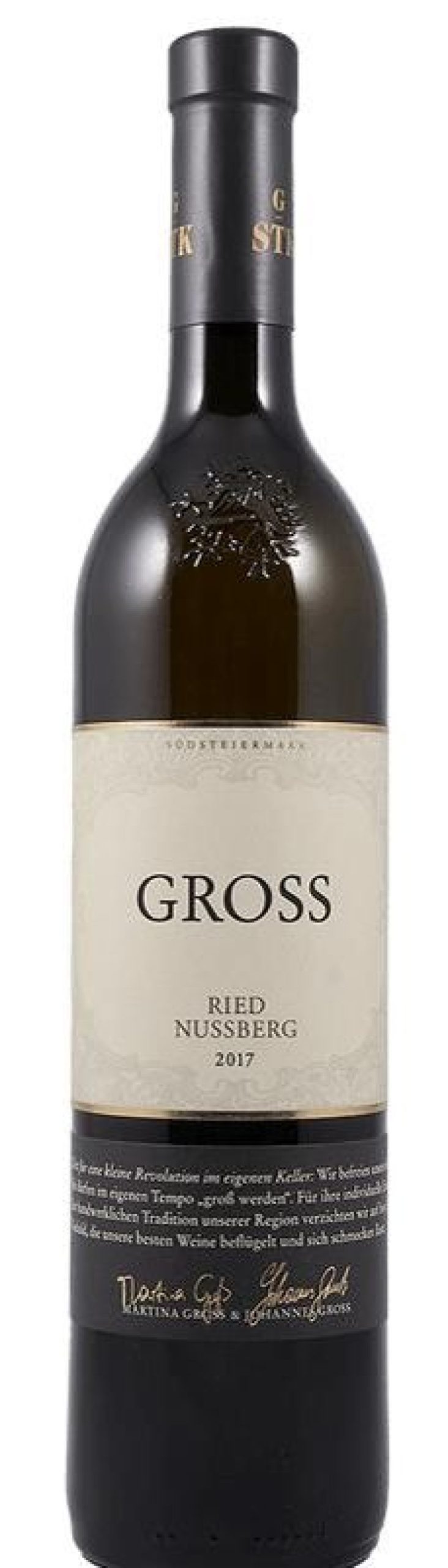 Weiswein Weingut Gross | Weingut Gross Ried Nussberg Sauvignon Blanc Grose Stk Ried 2017