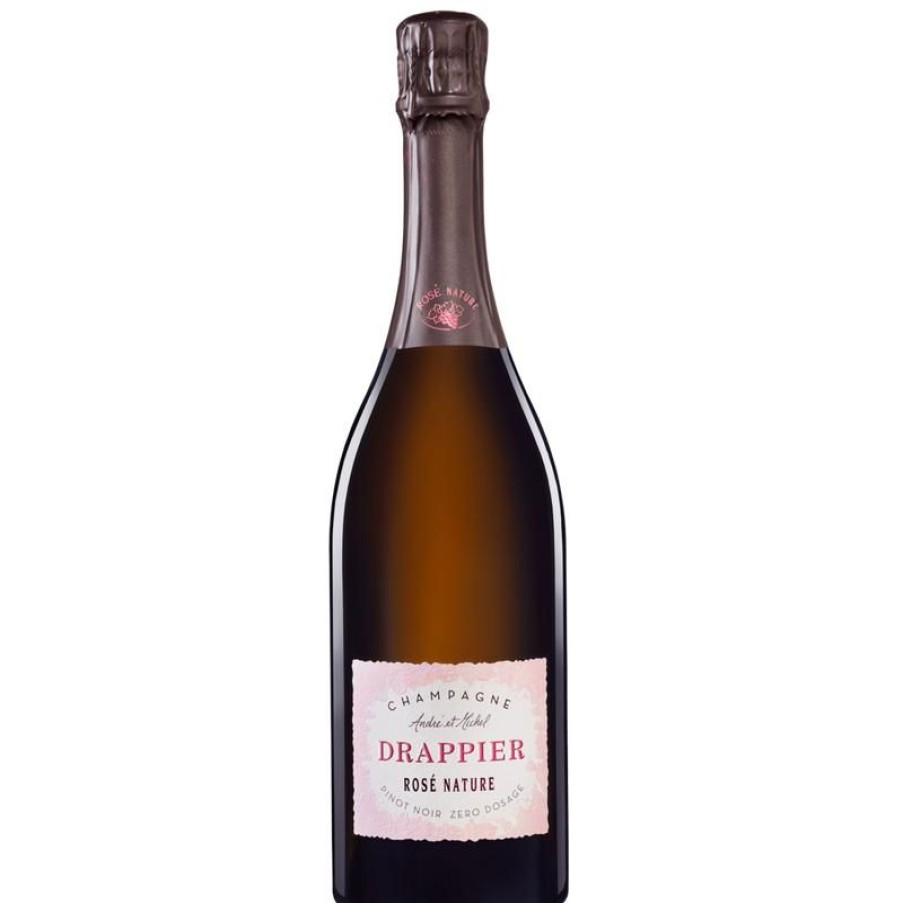 Rosewein Champagne Drappier | Champagne Drappier Pinot Noir Rose Brut Nature Zero Dosage